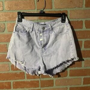 Wild Fable Purple Denim Cutoff Shorts